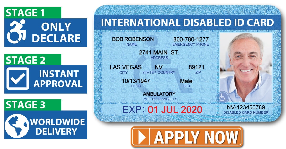 A disability identification card held in hand, representing documentation that unlocks everyday access and benefits.